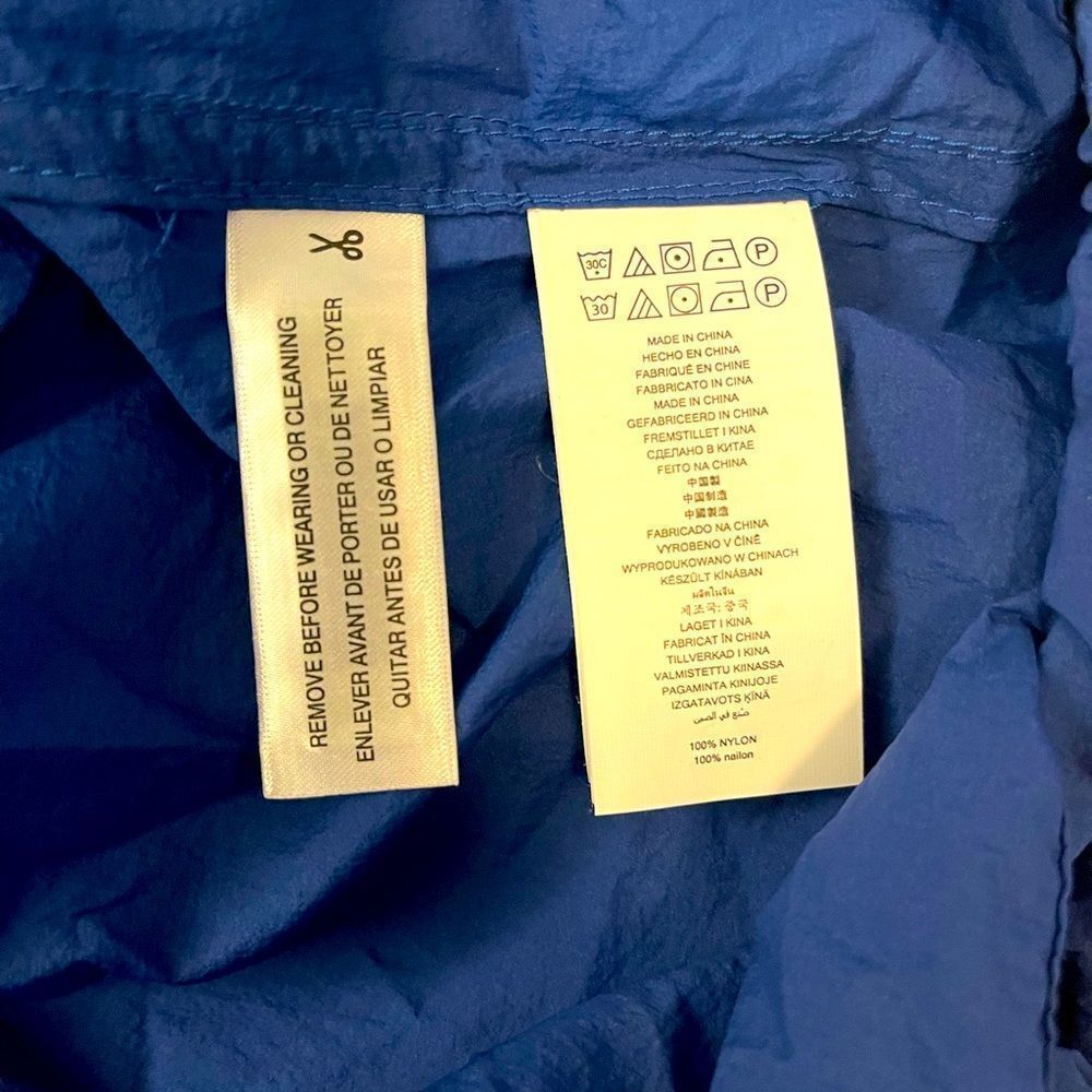 Michael Kors Paper Nylon Anorak in Blue. Size Small. NWT - Picture 7 of 7